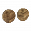 Holm WOODEN Magnetyczny Ścienny Uchwyt na Noże 2 Szt. / Drewno Akacji
